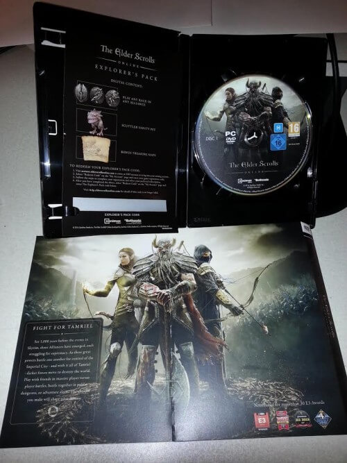 Elder-Scrolls-Online-DVD-Box-Opened-From-Amazon
