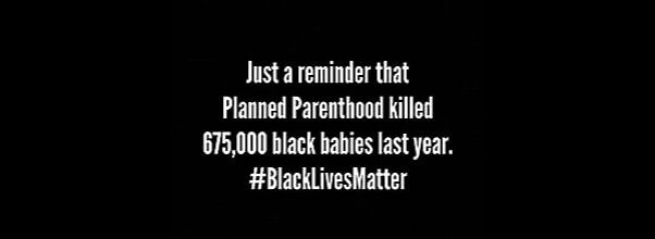 Planned Parenthood Black Lives Matter