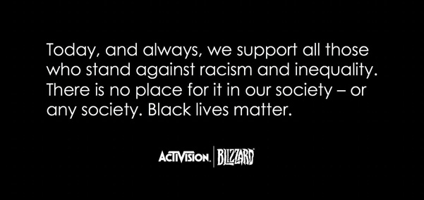 Activision Blizzard Black Lives Matter