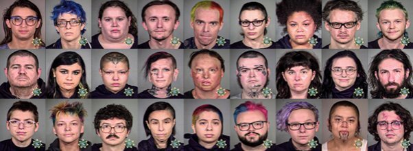 Mugshots of the ANTIFA Twitter Outrage Mob